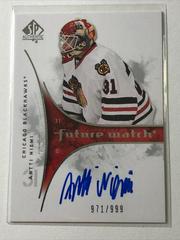 Antti Niemi [Autograph] #212 Hockey Cards 2009 SP Authentic Prices