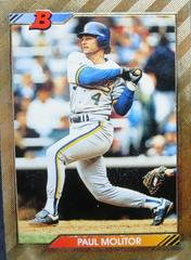 Paul Molitor [Foil] Baseball Cards 1992 Bowman Prices
