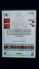 Back | Knile Davis Football Cards 2013 Panini Prominence