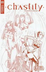 Chastity [Campbell Carve Red Tint] #1 (2019) Comic Books Chastity Prices