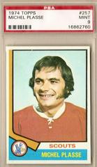 Michel Plasse #257 Hockey Cards 1974 Topps Prices