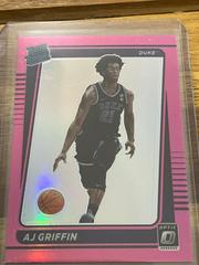 AJ Griffin [Pink] #5 Basketball Cards 2022 Panini Chronicles Draft Picks Donruss Optic Rated Rookie Prices