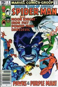 Marvel Team-Up Annual [Newsstand] #4 (1981) Comic Books Marvel Team-Up Annual