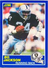 Bo Jackson Football Cards 1989 Panini Score Prices
