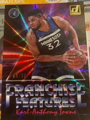 Karl-Anthony Towns #18 Basketball Cards 2018 Panini Donruss Franchise Features Prices
