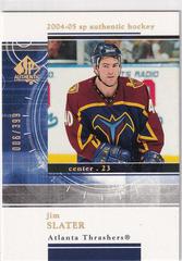 Jim Slater #RR51 Hockey Cards 2004 SP Authentic Rookie Redemption Prices