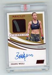 Zhang Weili [Red] Ufc Cards 2021 Panini Immaculate UFC Memorabilia Autographs Prices