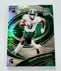 Kenneth Walker III [Emerald] Football Cards 2022 Panini Chronicles Draft Picks Spectra Prices