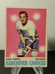 Paul Popiel #122 Hockey Cards 1970 O-Pee-Chee Prices