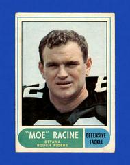 Moe' Racine Football Cards 1968 O Pee Chee CFL Prices