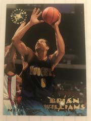 Brian Williams #64 Basketball Cards 1995 Stadium Club Prices