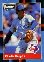 Charlie Hough #89 Baseball Cards 1988 Leaf Prices