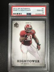 Dont'a Hightower #7 Football Cards 2012 SP Authentic Prices