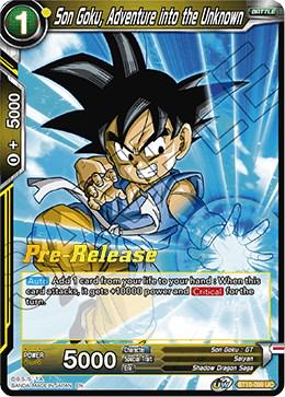 Son Goku, Adventure into the Unknown BT10-099 Dragon Ball Super Rise of the Unison Warrior: Pre-Release Promos