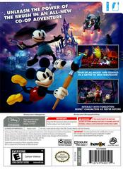 Back Cover | Epic Mickey 2: The Power of Two Wii