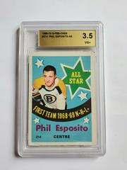 Phil Esposito [All Star] #214 Hockey Cards 1969 O-Pee-Chee Prices