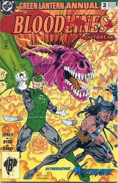 Green Lantern Annual [Newsstand] #2 (1993) Comic Books Green Lantern Annual