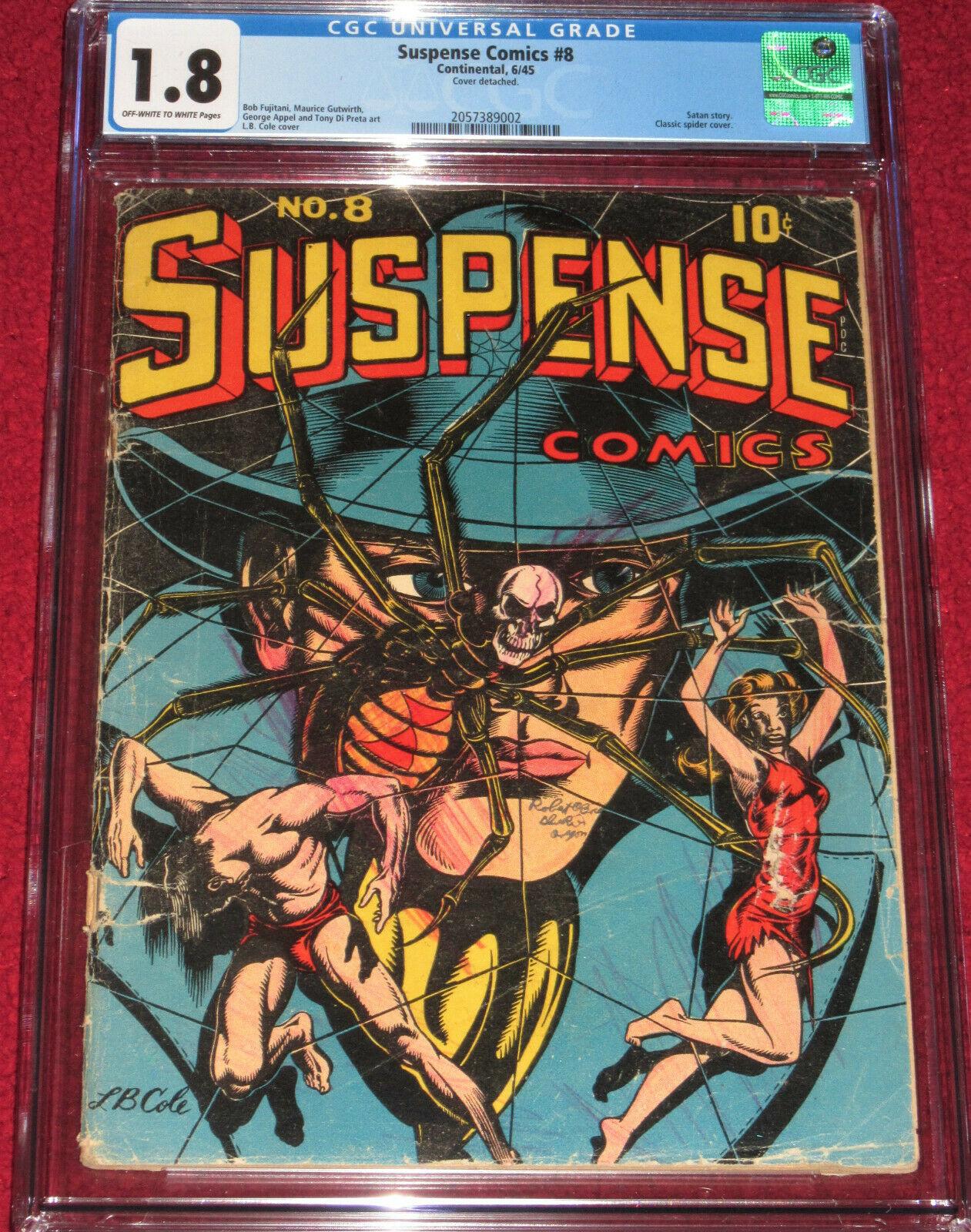 Suspense Comics #8 (1945) Comic Books Suspense Comics