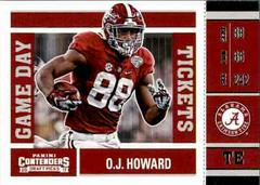 O.J. Howard #8 Football Cards 2017 Panini Contenders Draft Picks Game Day Prices