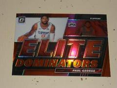 Paul George [Red] #5 Basketball Cards 2019 Panini Donruss Optic Elite Dominators Prices