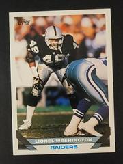 Lionel Washington #13 Football Cards 1993 Topps Prices