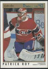 Patrick Roy Hockey Cards 1991 O-Pee-Chee Premier Prices
