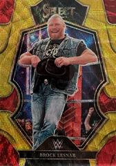 Brock Lesnar [Gold Wave] #109 Wrestling Cards 2023 Panini Select WWE Prices