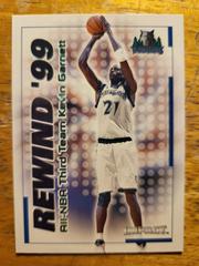 Kevin Garnett #25RN Basketball Cards 1999 SkyBox Impact Rewind '99 Prices