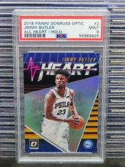 Jimmy Butler [Holo] Basketball Cards 2018 Panini Donruss Optic All Heart Prices
