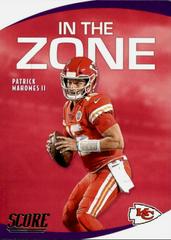 Patrick Mahomes II Football Cards 2020 Panini Score in the Zone Prices
