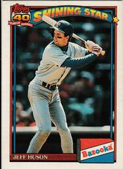 Jeff Huson #16 Baseball Cards 1991 Bazooka Prices
