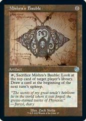 Mishra's Bauble [Schematic Foil] Magic Brother's War Retro Artifacts Prices