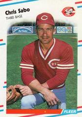 Chris Sabo #U-87 Baseball Cards 1988 Fleer Update Prices
