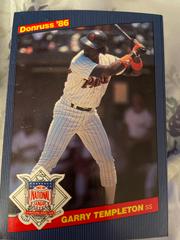 Garry Templeton #30 Baseball Cards 1986 Donruss All Stars Prices