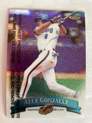 Alex Gonzalez #199 Baseball Cards 1998 Finest Prices