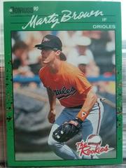 Marty Brown Baseball Cards 1990 Panini Donruss Rookies Prices