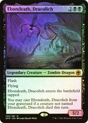 Ebondeath, Dracolich [Foil] Magic Adventures in the Forgotten Realms Prices