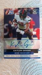 Kaylon Geiger #PSA-KG2 Football Cards 2022 Leaf Draft Autographs Prices
