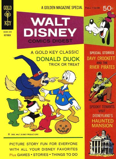 Walt Disney Comics Digest #16 (1969) Comic Books Walt Disney Comics Digest