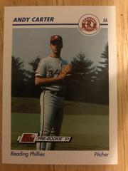 Andy Carter #506 Baseball Cards 1991 Impel Line Drive Pre Rookie AA Prices