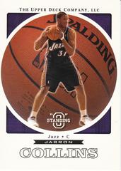Jarron Collins Basketball Cards 2003 Upper Deck Standing O Prices