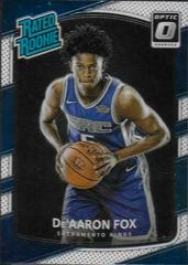  Basketball NBA 2017-18 Donruss #196 De'Aaron Fox Rated Rookie  RC Sac Kings : Collectibles & Fine Art