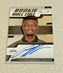 Chimezie Metu Basketball Cards 2018 Panini Certified Rookie Roll Call Autographs Prices