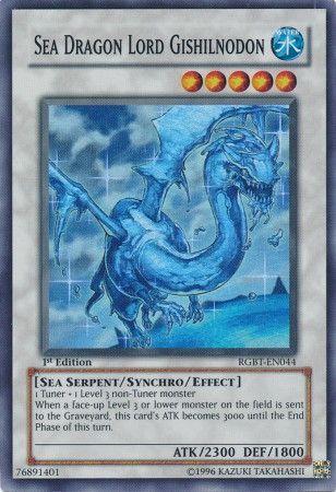 Sea Dragon Lord Gishilnodon [1st Edition] RGBT-EN044 YuGiOh Raging Battle