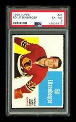 Ed Litzenberger #21 Hockey Cards 1960 Topps Prices