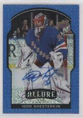 Igor Shesterkin [Blue Line Autograph] #21 Hockey Cards 2020 Upper Deck Allure Prices
