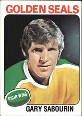 Gary Sabourin #299 Hockey Cards 1975 Topps Prices