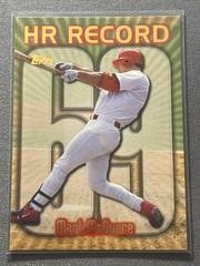 Mark McGwire [HR Record 69] Baseball Cards 1999 Topps Prices