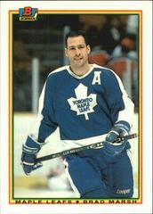 Brad Marsh #158 Hockey Cards 1990 Bowman Tiffany Prices