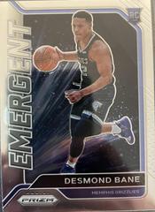 Desmond Bane Basketball Cards 2020 Panini Prizm Emergent Prices